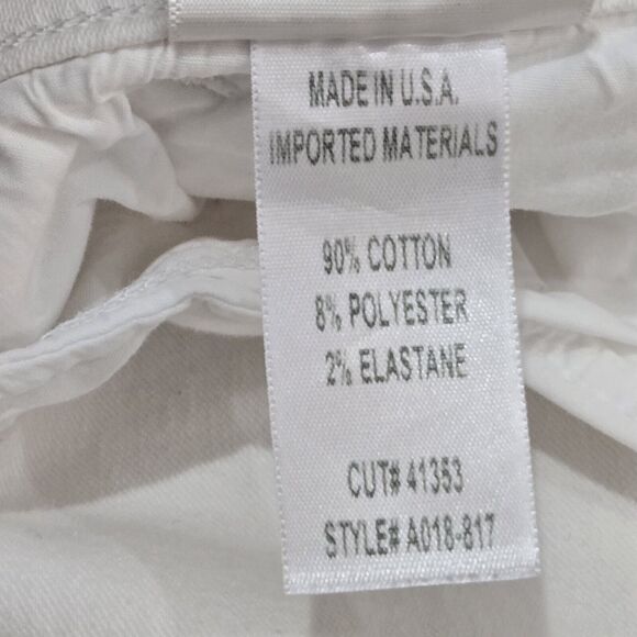 Agolde Womens Jeans Sz 29 White Distressed Sophie Crop - Picture 10 of 14